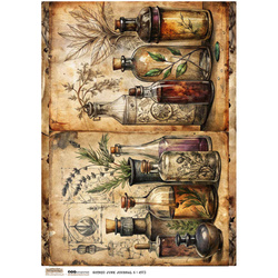 Papier ryżowy A4 - Scraplove - Gothic Junk Journal 6