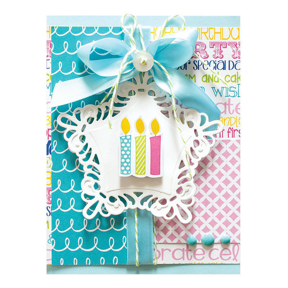 Wykrojnik - Spellbinders - Labels 48 Deco Accents ramka ornament