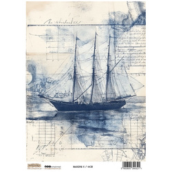 Papier ryżowy A4 - Scraplove - Morskie - Marine 6