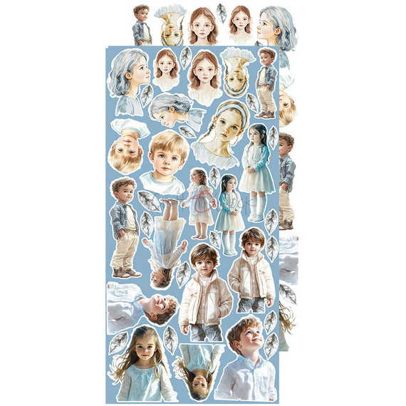 Something Blue zestaw dodatków do scrapbookingu - Craft o'clock - Flowers