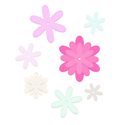 Wykrojnik do papieru - DpCraft - Stokrotki