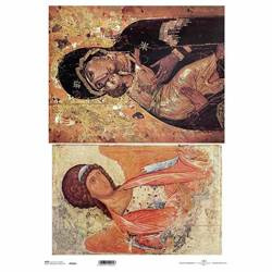 Papier ryżowy do decoupage A3 ITD-0466L Ikony, obrazy religijne