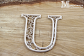 Tekturka monogram U - Monograce - 7 cm SC