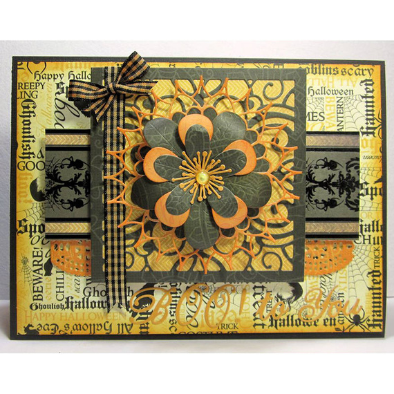 Wykrojnik - Cheery Lynn - Frangipani with Leaves B134 kwiaty i liście