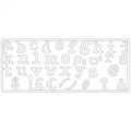 Wykrojnik Sizzix Bigz XL - Alphabet Typo Lower alfabet