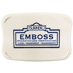 Tusz do embossingu Tsukineko – Embossing Ink Pad Clear, transparentny 8×5 cm