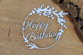 Tekturka Hi Summer Frame 02 Wishes - Happy Birthday  - Scrapiniec