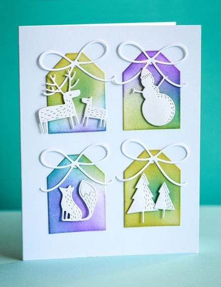 Wykrojnik - Poppystamps - Whittle Snowman - bałwanek