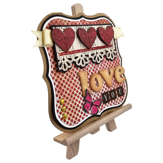 Mini sztaluga do kartek  15 cm