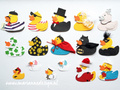Wykrojnik - Marianne Design - Rubber Ducks - kaczuszki kąpielowe