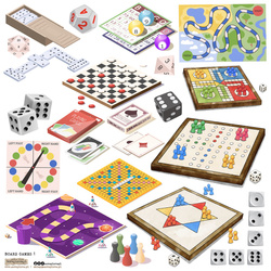 Naklejki papierowe - ScrapLove - Board Games 1