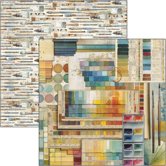 Zestaw papierów 20x20cm - Ciao Bella - An artist journey