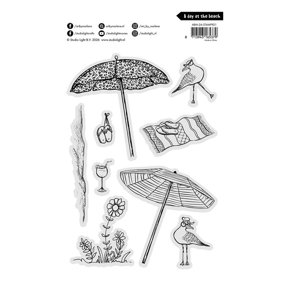 Stempel - StudioLight - A day at the beach Art by Marlene