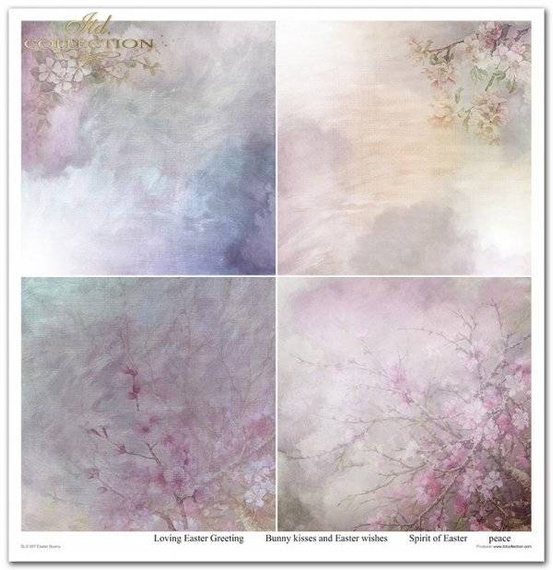 Zestaw papierów do scrapbookingu 30x30 - Itd Collection - Easter Bunny