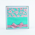Wykrojnik + folder do embossingu - Tonic Studios - Flowering Waves fale kwiaty