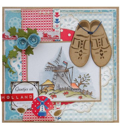 Wykrojnik - Marianne Design - Wooden shoes - "drewniane" buty