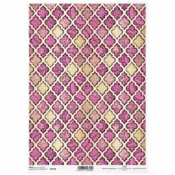 Papier ryżowy do decoupage ITD-R1596 - A4 - Orientalna mozaika