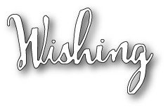 Wykrojnik - Poppystamps - Wishing Script