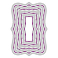 Wykrojnik Sizzix Framelits - Doris Dotted Top Note ramki z tłoczonym wzorem