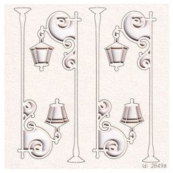 Tekturka Latarenka 01 zestaw mały - Park Avenue lantern 01 set SC