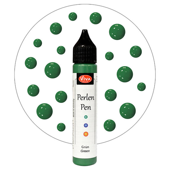 Perlen Pen - Viva Decor - Green 700 zielone perełki w płynie