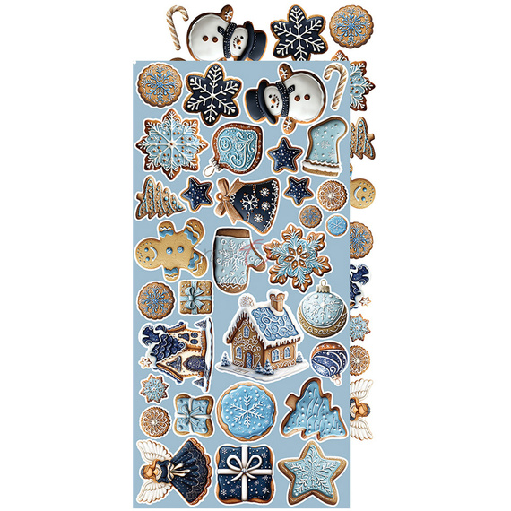 Zestaw dodatków do scrapbookingu - Craft o'clock - Jolly Season - Winter