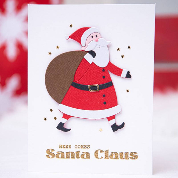 Wykrojnik Sizzix Thinlits - Santa & Elves by Josh Griffiths Mikołaj i elfy