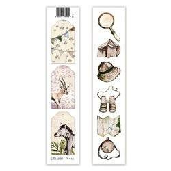 Papier do scrapbookingu 5x30 pasek - Lexi Design - Little Safari 03