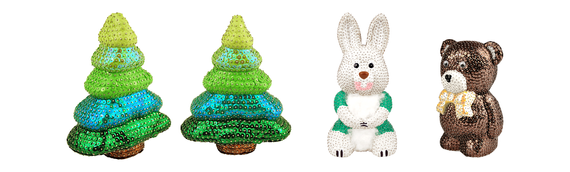 Cekiny łamane 6 mm 15 gram / 1200 szt. - C45