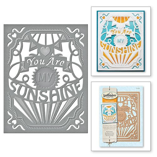 Wykrojnik - Spellbinders - You Are My Sunshine ramka