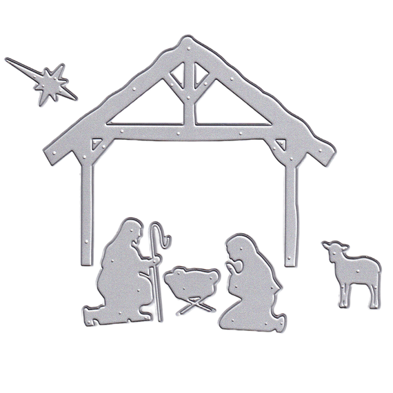 Wykrojnik - First Edition - Nativity / szopka