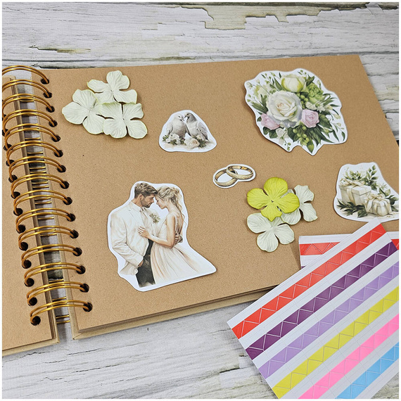 Album na zdjęcia A4 kraft - 40 kart