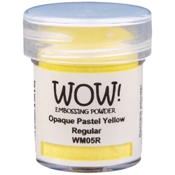 Puder do embossingu - Wow! - Opaque Pastel Yellow