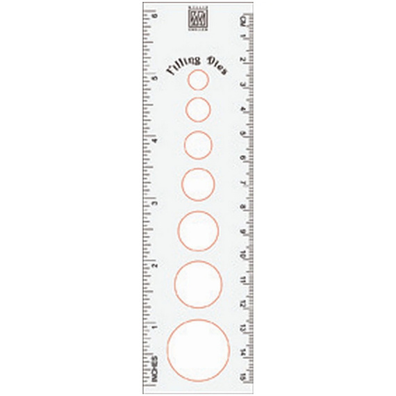 Szablon koła do quillingu - Nellie's Choice - FCSR001