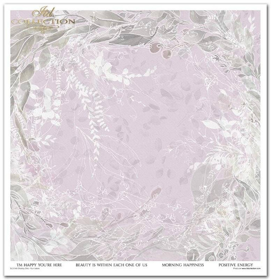 Zestaw papierów do scrapbookingu 30x30 - Itd Collection - Shabby Chic