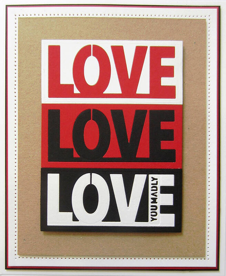 Wykrojnik - Creative Expressions - Love