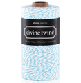 Sznurek Aqua Divine Twine - 1m - Whisker Graphics - biało-turkusowy