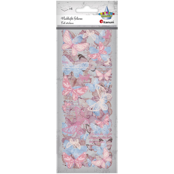 Naklejki foliowe - Różowe motyle