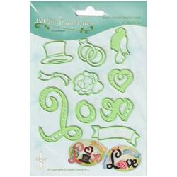 Wykrojnik - Leane - Love miłość ślub