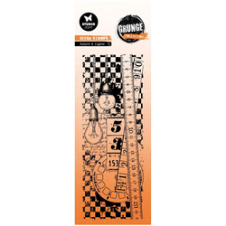 Stempel przezroczysty - StudioLight - Rulers & Lights szachownica żarówki linijka