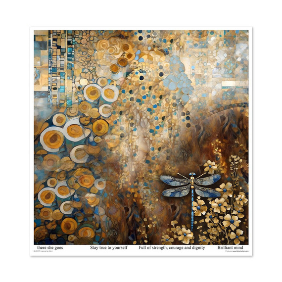 Zestaw papierów do scrapbookingu 30x30 - Itd Collection - Inspired by Klimt
