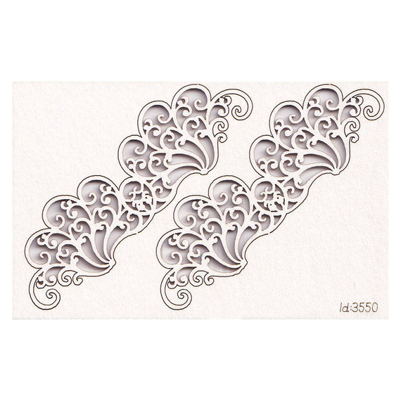 Tekturka Doily Lace - Lace borders 02 - koronkowe bordery 02 - Scrapiniec