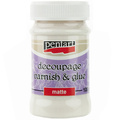 Klej i lakier do decoupage varnish & glue matowy/matte 100ml - Pentart