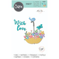 Wykrojnik Sizzix Thinlits - Flowers in Umbrella kwiaty parasol