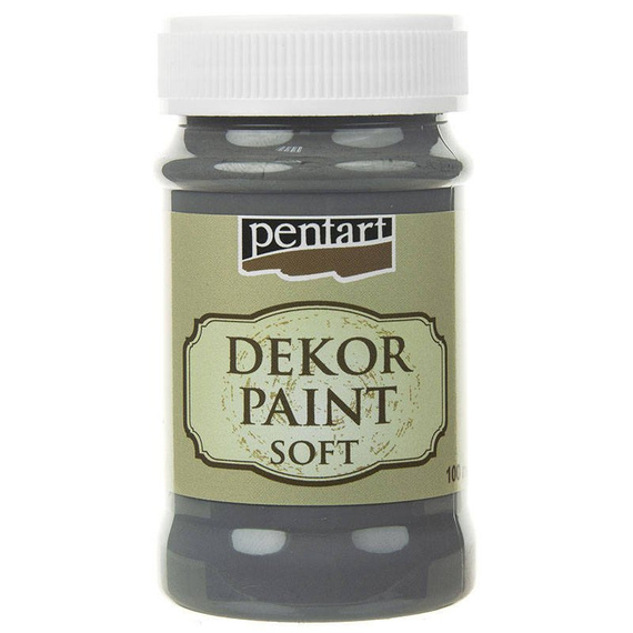 Farba kredowa Dekor Paint grafit - graphite-gray 100ml - Pentart