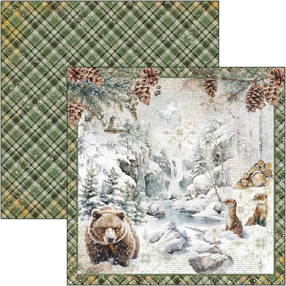Zestaw papierów do scrapbookingu 30x30cm - Paper Pad - Ciao Bella - Forest Tales