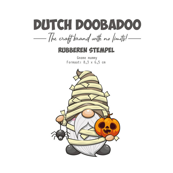 Stempel gumowy - Dutch Doobadoo - Gnome Mummy krasnal mumia