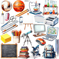 Naklejki - ScrapLove - Szkoła 5