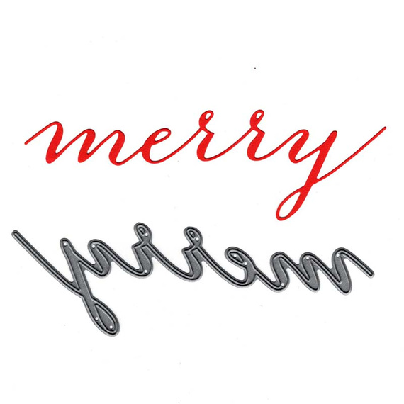 Wykrojnik - Memory Box - Merry Cursive