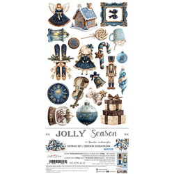 Zestaw dodatków do scrapbookingu - Craft o'clock - Jolly Season - Winter